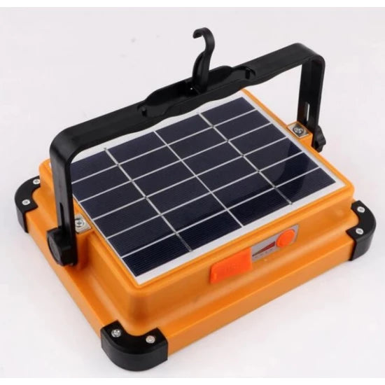 Proiector led 500W incarcare usb sau cu panou solar mobil cu acces la acumulatori