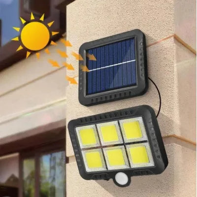 Proiector SOLAR 20W 6 CASETTE COB SL-F120 Senzor de lumina si miscare telecomanda