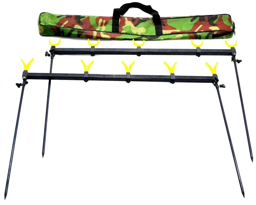 Rod pod picheti fata/spate cu suporti U/V reglabili intre ei compatibil cu avertizori/senzori