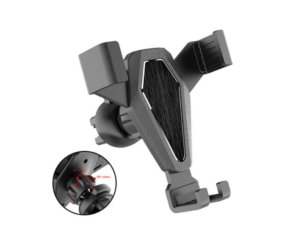Suport Auto de Telefon, Sistem de Prindere pentru Ventilatie, Rotatie 360° Q-ZG53