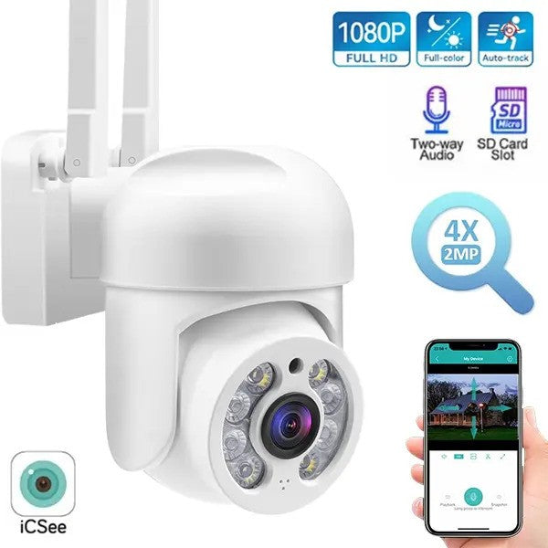 Camera supraveghere exterior IP 2MP WiFi IP  Camera,slot card microSD