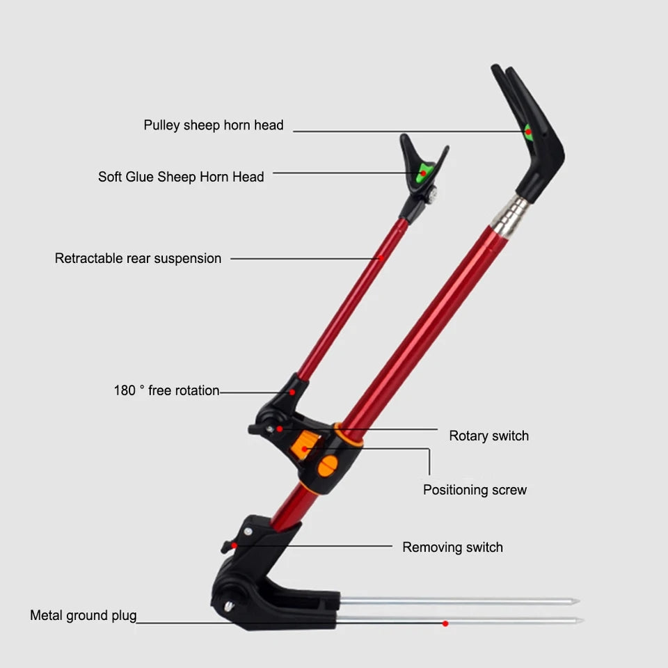 Suport Telescopic pt undita / varga lungime 210cm ,strans 45cm