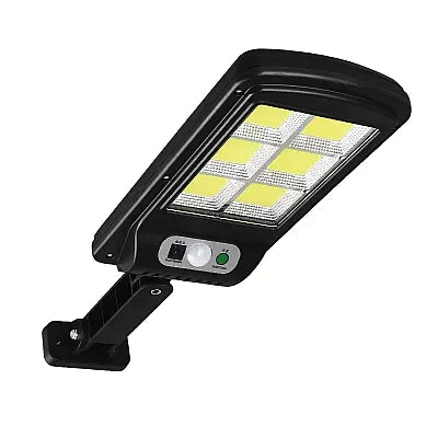 Lampa Solara Led Putere 30w cu inductie, 6x LED COB, Ip65, Lumina Alba 6500k, Negru,telecomanda,senzor de miscare