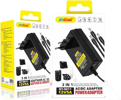 Adaptor de curent 3in1 alimentator AC/DC QY 8011 12V