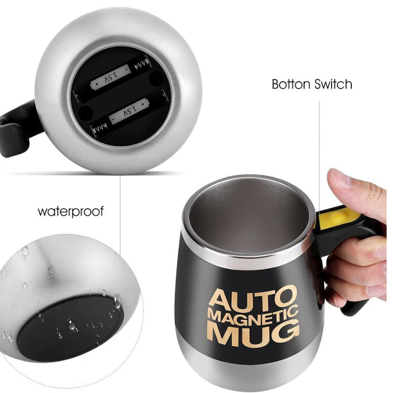 SELF STIRRING MUG Cana de amestecare Aorlis ideala pentru amestecarea automata a bauturii