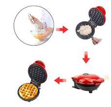 Andowl Q-HB66 Mini aparat de vafe Mini Waffle Maker