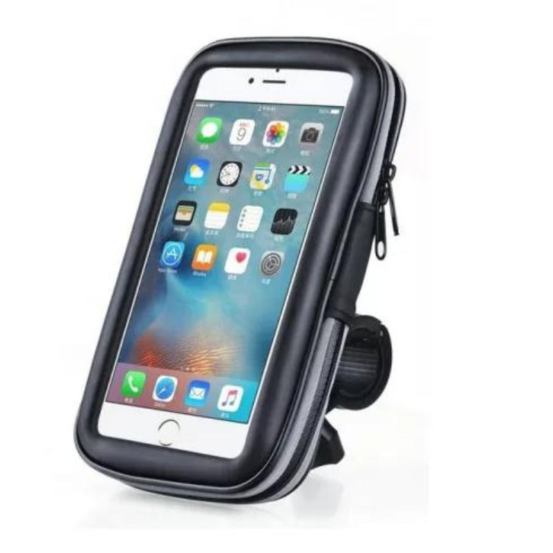 Suport telefon bicicleta scuter moto ANDOWL Q-FC100, impermeabil, negru