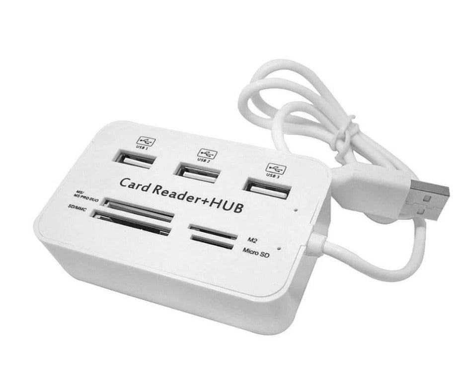 Cititor de carduri și hub USB Q-H02