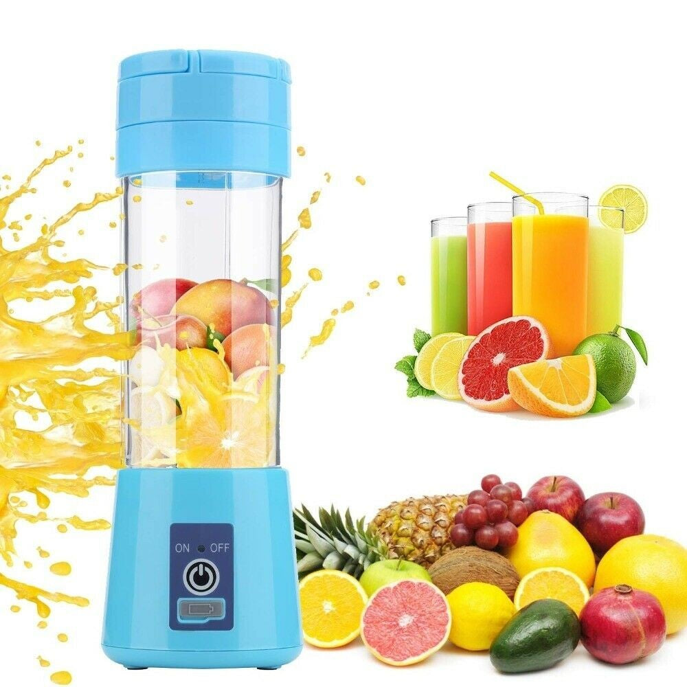 Mini Blender Portabil, 400ML, Putere: 15000 Rotatii pe minut, Lama din inox.