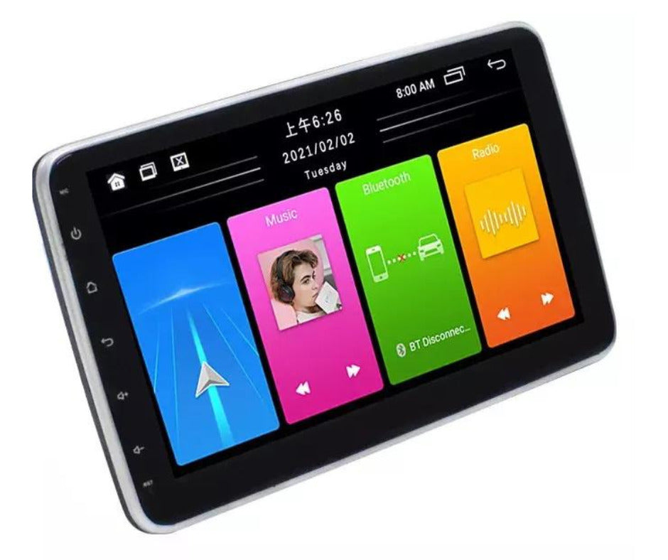 MP5 Player CA009 2DIN 10.5 and rdquo 4K GPS WIFI BT Android