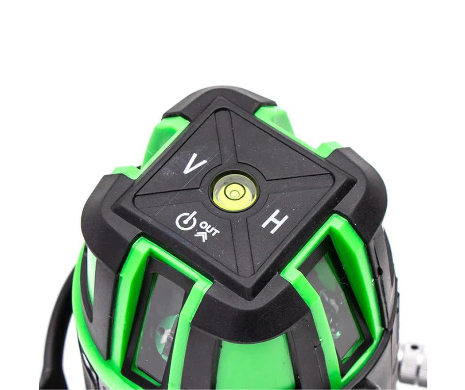 Nivela orizontală/verticală cu laser electric profesional Andowl Q-SP01 – verde